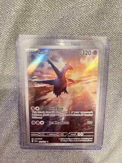 Pokemon Latios 203/191 Sv08 Surging Sparks Illustration Rare Holo 120 HP - Image 1