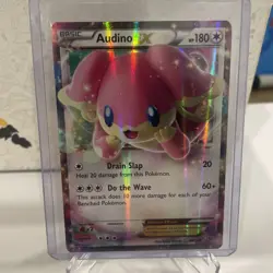 Audino EX 84/124 Ultra Rare: Fates Collide Pokemon TCG Near Mint - Image 1