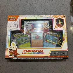 Pokemon TCG Scarlet & Violet Fuecoco Paldea Collection Box New - Image 1