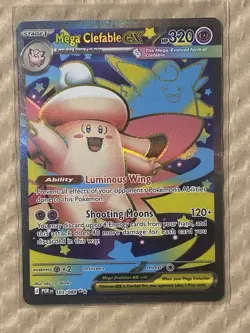 Mega Clefable ex 103/088 Ultra Rare Perfect Order Pokemon Holo Near Mint - Image 1