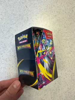 Pokemon TCG Mega Evolution Half Booster Box 18 Packs - Not sealed. - Image 1
