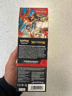Pokemon TCG Mega Evolution Half Booster Box 18 Packs - Not sealed. - Image 3