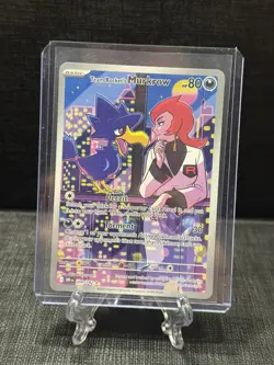 Pokemon Team Rocket’s Murkrow 200/182 Destined Rivals Illustration Rare - Image 1
