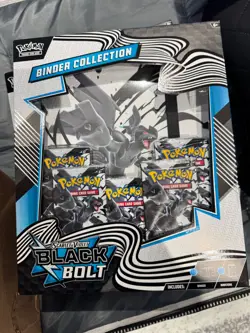 Pokemon Scarlet And Violet Black Bolt Binder Collection NEW - Image 3