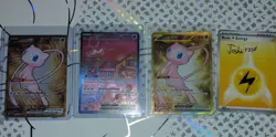 Mew EX PoKemon 151 promo set #53 #205 Gold Metal #205 - Image 1