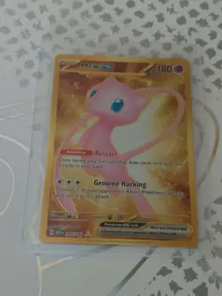 Mew EX PoKemon 151 promo set #53 #205 Gold Metal #205 - Image 2