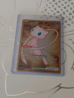 Mew EX PoKemon 151 promo set #53 #205 Gold Metal #205 - Image 3