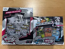 ⚡Pokemon White Flare / Black Bolt Poster Collection + Binder (Sam's Club Bundle) - Image 1