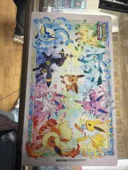 Super Prismatic Evolutions Board Game Pokemon Playmat TCG CCG Mat Pad Mousepad - Image 1