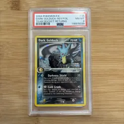Pokemon Dark Golduck EX Team Rocket Returns Reverse Holo #35 PSA 8 - Image 1