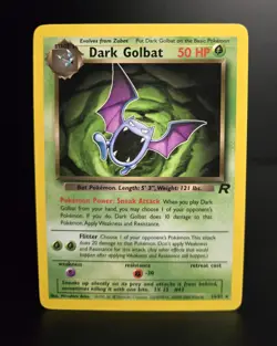 Pokemon TCG - DARK GOLBAT - #24 - RARE - UNLIMITED - TEAM ROCKET (2000) - LP/NM - Image 1