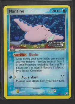 Pokemon Team Rocket Returns "Mantine" 45/109 Reverse Holo X1 - Image 1