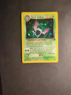 Dark Golbat 7/82 Unlimited Holo Rare WOTC Pokemon Team Rocket LP - Image 1