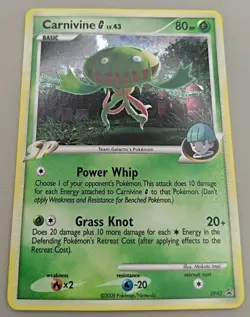 Carnivine DP42 Black Star Promo Holo Pokemon TCG - LP - Image 1