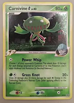 Carnivine DP42 Black Star Promo Holo Pokemon TCG - LP - Image 2