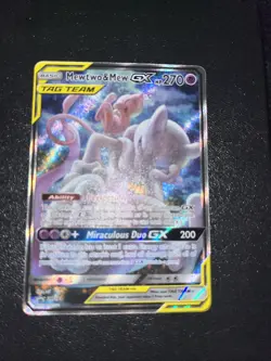 Pokemon TCG Mewtwo & Mew GX SM191 MP - Image 2