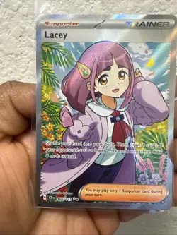 Pokemon Stellar Crown - Lacey Full Art (166/142) - Image 1