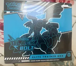 Pokemon TCG White Flare and Black Bolt Elite Trainer Box ETB Pair SEALED - Image 1