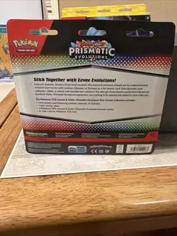 Pokemon TCG Prismatic Evolutions Tech Sticker Collection - Sealed Pack - Image 2