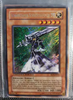 Schweigsamer Schwertkampfer LV5 EEN-DESES4 Secret Rare Yugioh Near Mint / Mint - Image 1