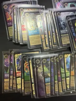 Disney Lorcana Common/Uncommon Cold Foil Lot - Image 2