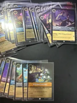 Disney Lorcana Common/Uncommon Cold Foil Lot - Image 3