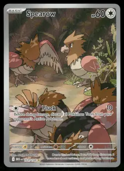 Pokemon Cards Spearow 151/132 Mega Evolution Illustration Rare NM - Image 1