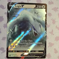 Pokemon Lugia V 138/195 Silver Tempest Ultra Rare Holo Basic Card 220 HP 2022 - Image 1