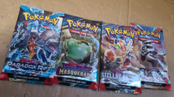 Pokemon TCG Booster Packs Bundle Scarlet & Violet Series Trading Cards Game Set - Image 1