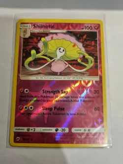 Shiinotic 98/147 Pokemon Card Sun Moon Burning Shadows Rare Reverse Holo Foil - Image 1