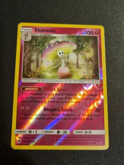 REVERSE HOLO Pokemon Card TCG Sun & Moon Lost Thunder Shiinotic 148/214 - Image 1