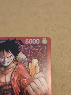 Korean Monkey D Luffy ST01-001 One Piece Card Game Starter Deck Foil NM - Image 2