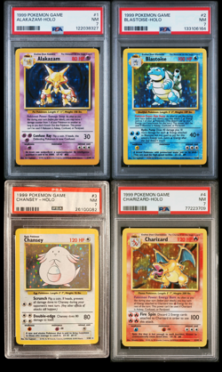 100% Complete Base Set 102/102 Vintage Master Pokemon Cards HOLO Charizard PSA 7 - Image 3