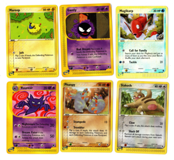 6x Pokemon e-Reader Card Lot - Magikarp REVERSE HOLO Haunter Gastly - Image 1