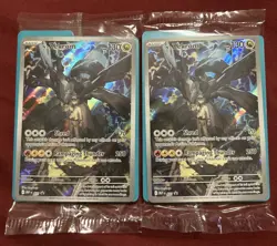 Ascended Hero’s Mega Evolution N’s Zekrom Promo (2) Card Lot Sealed Mint - Image 1