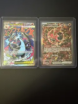 Pokemon TCG Mega Charizard x Ex 023 and Oricorio Ex 024 Promo Cards UPC - Image 1