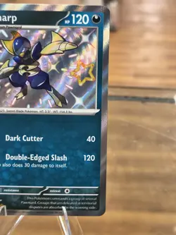 Bisharp 186/091 Paldean Fates Shiny Holo Pokemon Card Mint Free Shipping! - Image 4