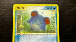 POKEMON TCG - EX SANDSTORM Marill 68/100 English Card LP / MP NON HOLO - Image 2