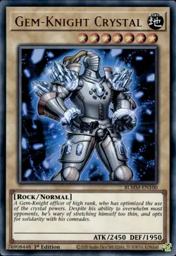 Gem-Knight Crystal - Ultra Rare 1st Edition BLMM-EN100 - NM - YuGiOh - Image 1