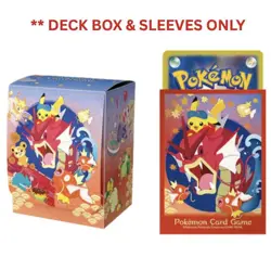 *NO PROMO CARD* Pokemon Center HIROSHIMA Deck Box and Sleeves [US Seller] - Image 2