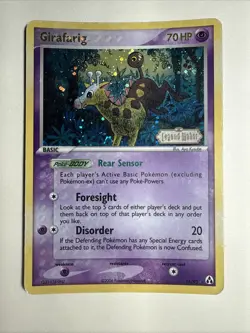 POKEMON TCG GIRAFARIG LEGEND MAKER 16/92 HOLO RARE CARD - Image 1