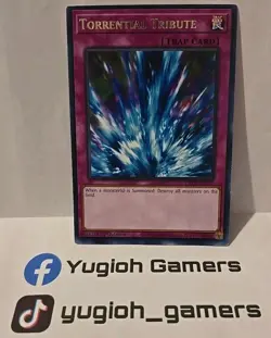 YUGIOH TORRENTIAL TRIBUTE RARE GRCR 1ST EDITION LIGHT PLAYED - Image 1