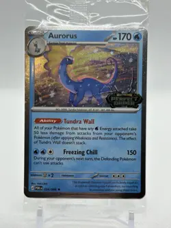 Pokemon Aurorus Perfect Order STAMPED Promo Cosmos Holo Card #24 SEALED 🦕 - Image 1