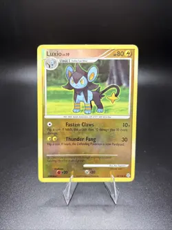 Luxio 52/130 Diamond & Pearl Reverse Holo Uncommon 2007 Pokemon TCG Card-LP - Image 1