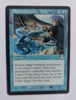 Magic Mtg Onslaught Chain of Vapor near mint - Image 1