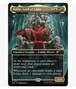 MTG Eddie, Lord of Light - Nekusar, the Mindrazer 2184 - SECRET LAIR IRON MAIDEN - Image 1