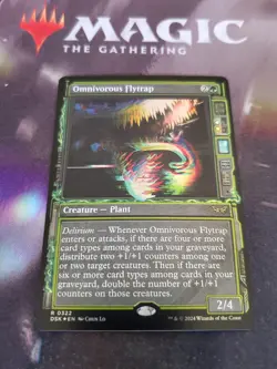 Mtg. Omnivorous Flytrap. Foil Showcase. Duskmourn. Pack Fresh - Image 1