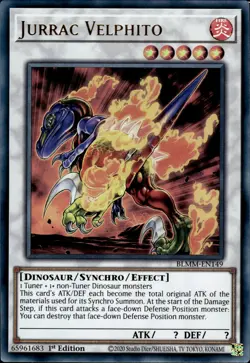 Jurrac Velphito - Ultra Rare 1st Edition BLMM-EN149 - NM - YuGiOh - Image 1