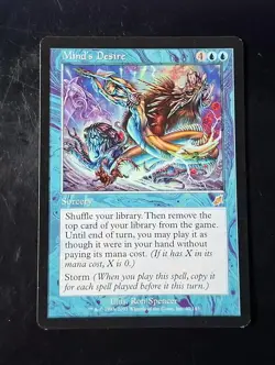 MTG Mind's Desire Scourge LP Magic The Gathering - Image 1