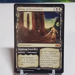 MTG Magic Virtue of Persistence Showcase Wilds of Eldraine Mythic Rare NM - Image 1